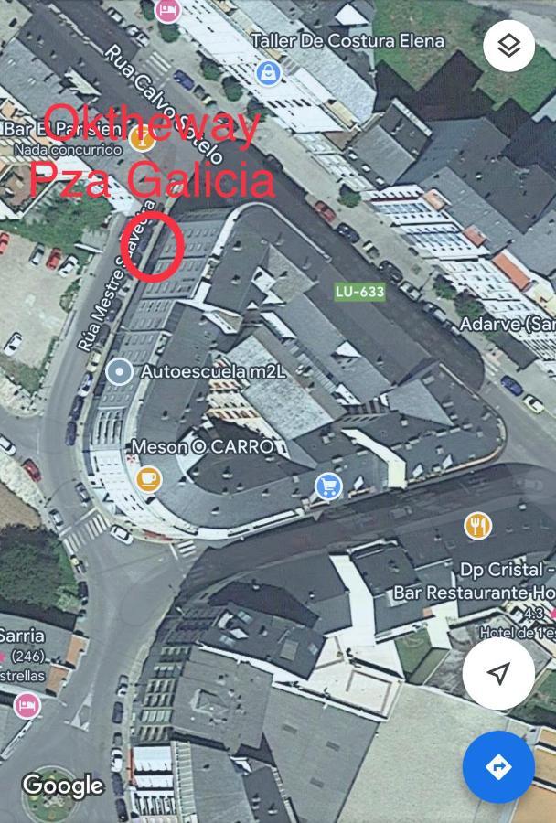 Apartmán Oktheway Praza Galicia Sarria Exteriér fotografie